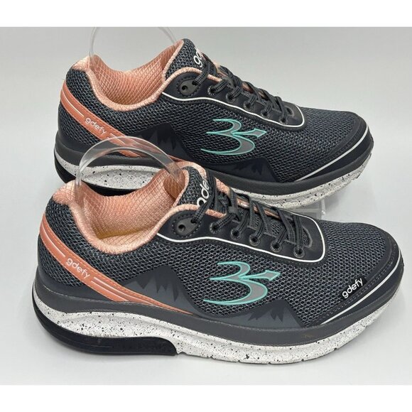 Gdefy Gravity Defier Mighty Walk womens Shoes Sz 10 Grey Pink Comfort Support - Picture 5 of 11